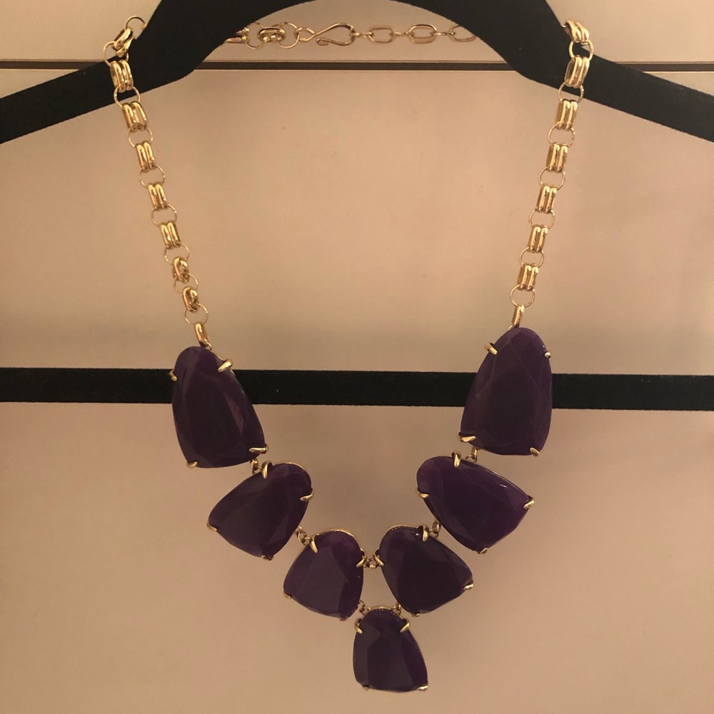 Kendra Scott Harlow Statement Necklace In Purple